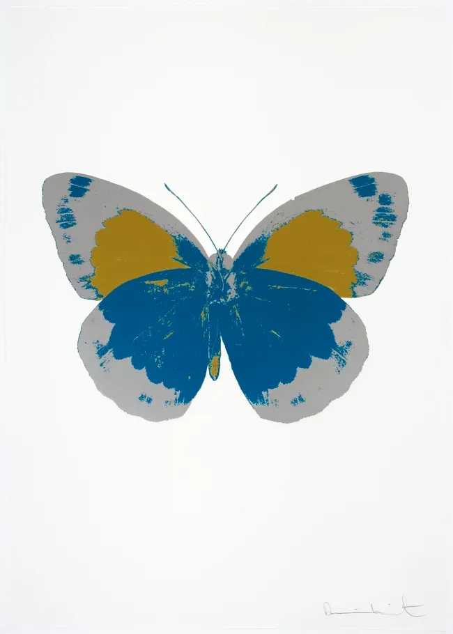 Damien Hirst, ‘The Souls II - Turquoise - Silver Gloss - Oriental Gold’, 2010, Print, 2 colour foil block on 300gsm Arches 88 archival paper., Paul Stolper and Other Criteria, Numbered