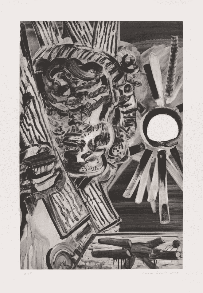 Dana Schutz, ‘Beat Out The Sun’, 2018, Print, Etching with aquatint, Two Palms, Dated
