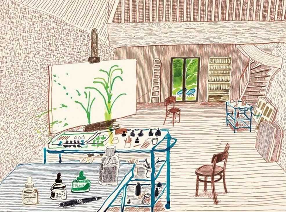 David Hockney, ‘In The Studio’, 2019, Print, Inkjet prints on paper, null, Numbered