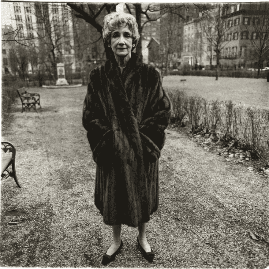 Diane Arbus, ‘Mildred Dunnock, N.Y.C.’, 1964, Print, Gelatin silver print, null, Numbered, Dated