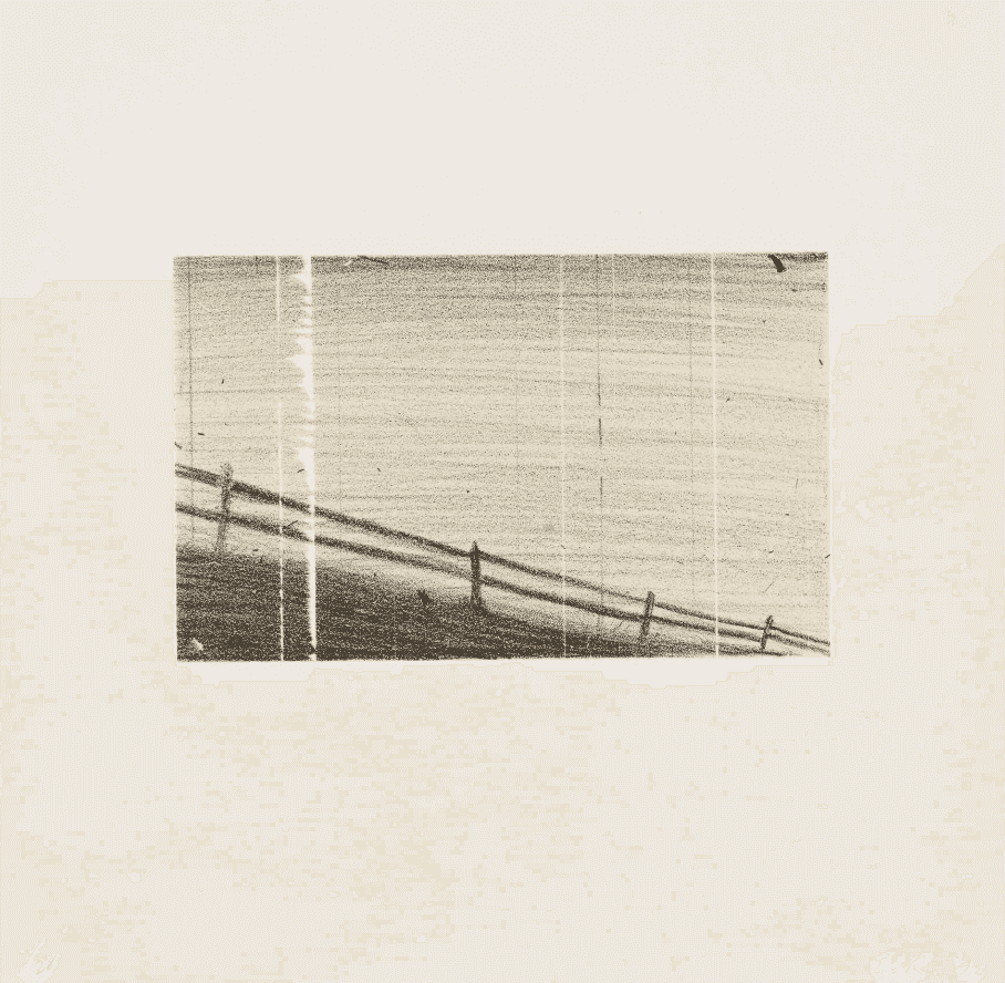 Ed Ruscha, ‘Fence’, 1992, Print, Lithograph in colors, null, Numbered, Dated