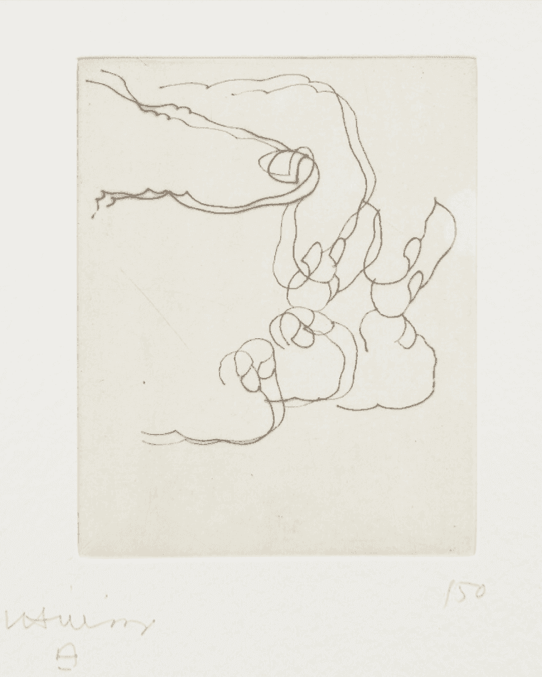 Eduardo Chillida, ‘Esku XXX’, 1992, Print, Drypoint, on Paperki paper, with full margins, Gobierno Vasco, Numbered