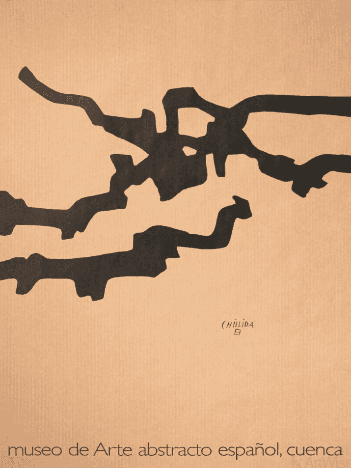 Eduardo Chillida, ‘Museo De Arte Abstracto’, 1995, Print, Stone Lithograph, null, Numbered