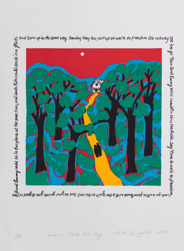 Faith Ringgold, ‘Under a Blood Red Sky’, 2007, Print, Offset Lithograph Print on paper, null, Numbered