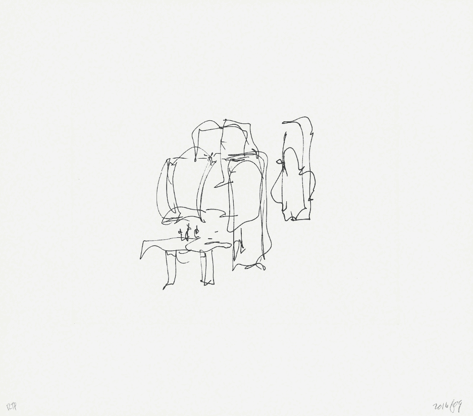 Frank Gehry, ‘House Study Detail B’, 2016, Print, 1-color etching, Gemini G.E.L. LLC,