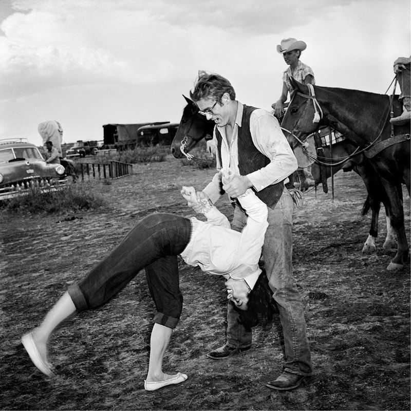 Frank Worth, ‘Elizabeth Taylor Flipping with James Dean’, 1955, Photography, Fine art print, null,
