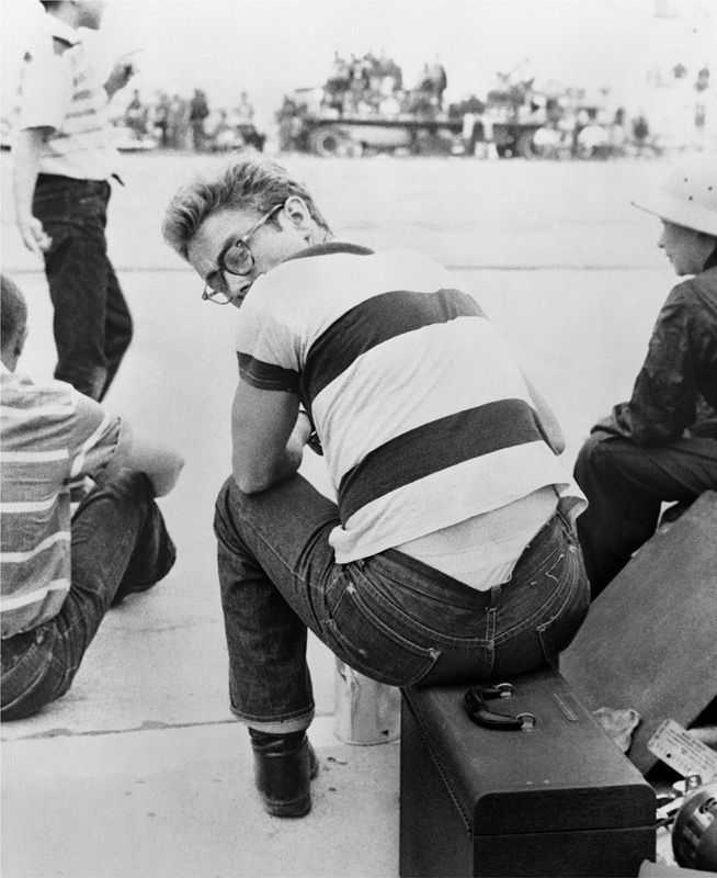 Frank Worth, ‘James Dean Sitting at Car Rally’, 1956, Photography, Fine art print, null,