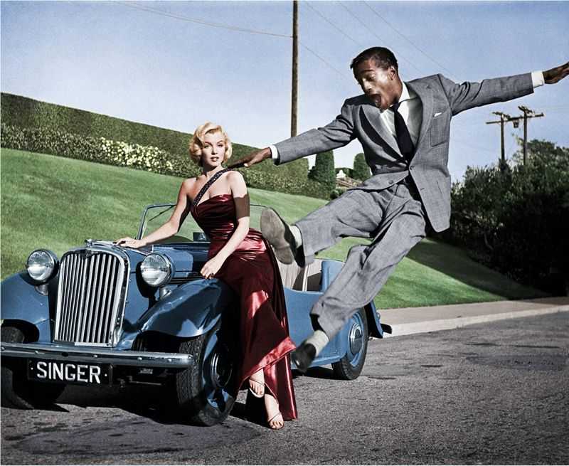 Frank Worth, ‘Marilyn Monroe and Sammy Davis Jr in How to Marry a Millionaire (Colour)’, 1953, Photography, Fine art print, null,