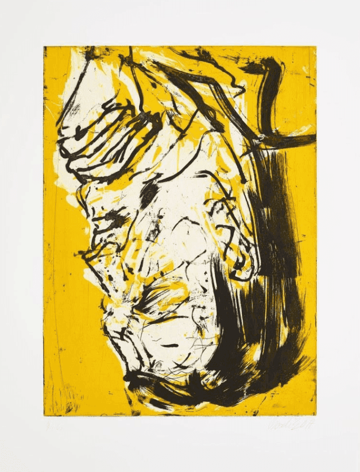 Georg Baselitz, ‘Elke VI’, 2017, Print, Line engraving and aquatint on Somerset White Satin 300 gsm paper, Cristea Roberts Gallery, Numbered, Dated