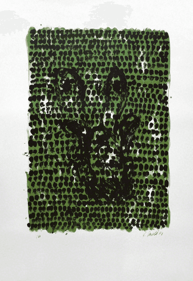 Georg Baselitz, ‘Grunes Tuch’, 1990, Print, LITHOGRAPH, null, Numbered, Dated