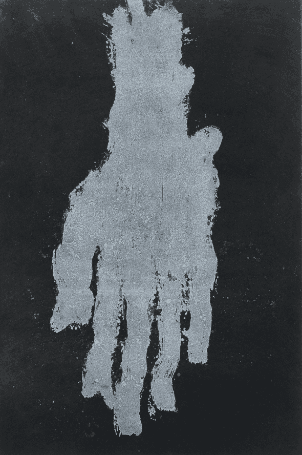 Georg Baselitz, ‘Mano IX (White)’, 2019, Print, Aquatint and sugar-lift aquatints from two plates on 300gsm Hahnemühle Bütten paper, Cristea Roberts Gallery,
