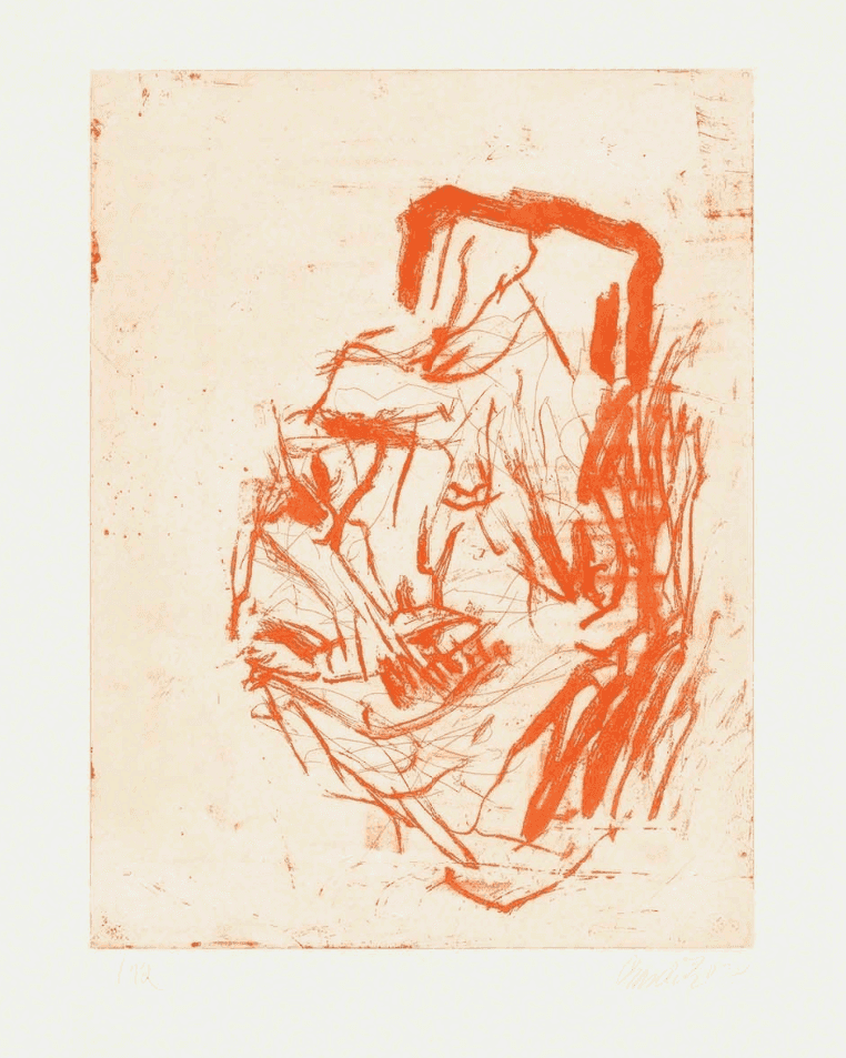 Georg Baselitz, ‘Otto Dix’, 2018, Print, Etching and aquatint, Alan Cristea Gallery, Numbered, Dated