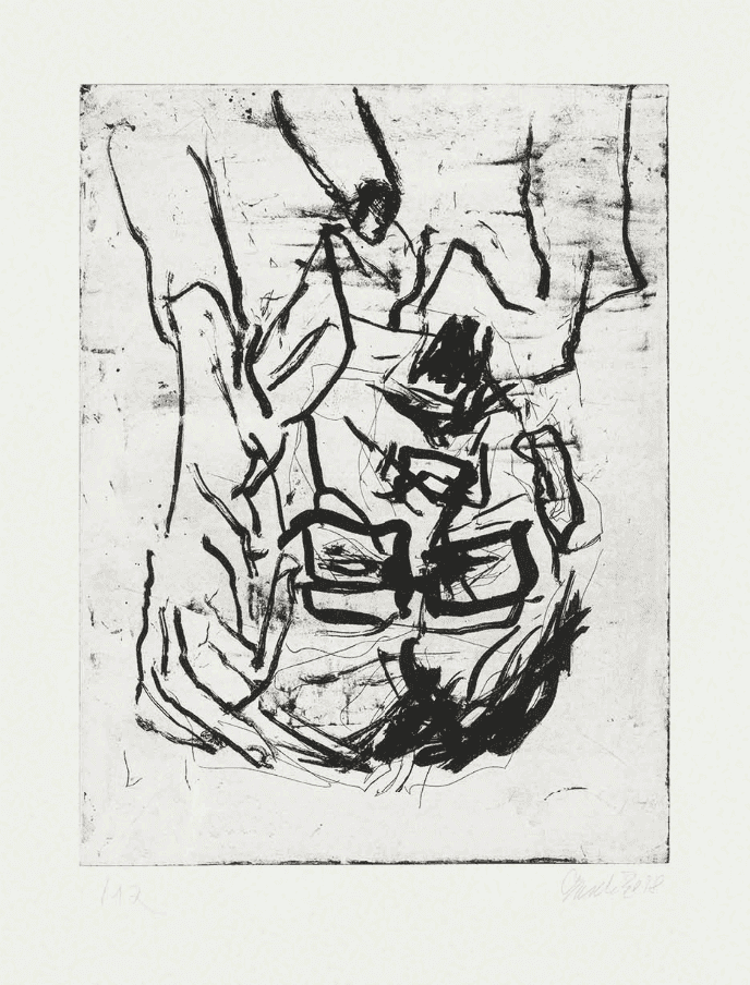Georg Baselitz, ‘Schmidt-Rottluff’, 2018, Print, Etching and aquatint, Alan Cristea Gallery, Numbered, Dated