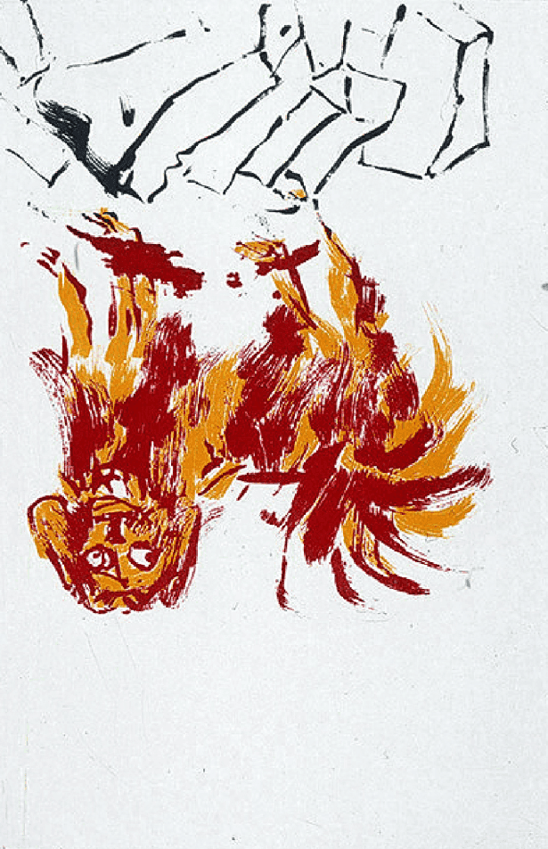 Georg Baselitz, ‘Tama II’, 2002, Print, 3 color etching, ACS Editions, Numbered