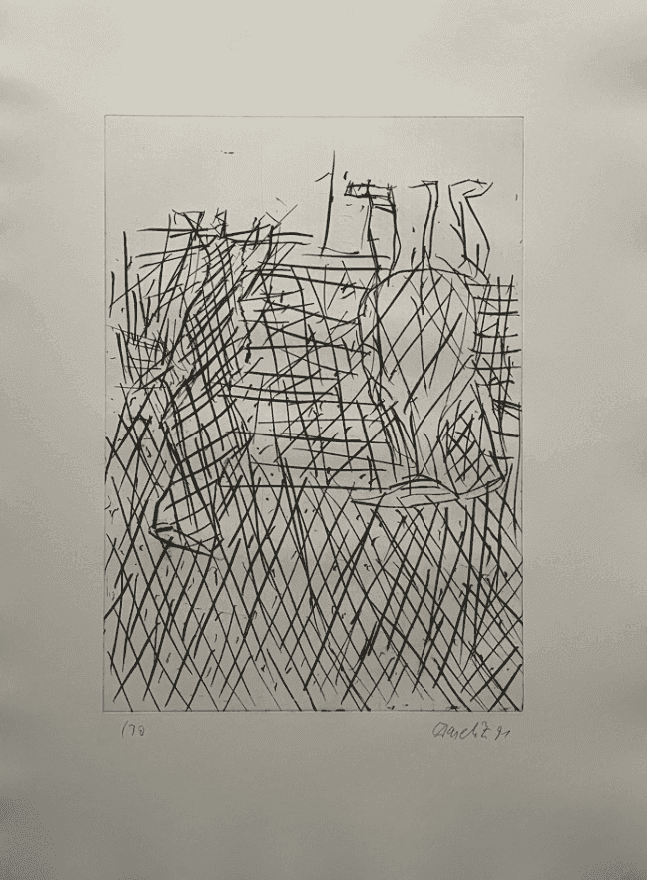 Georg Baselitz, ‘o. T. (´45 II #11)’, 1991, Print, Etching, null, Numbered, Dated