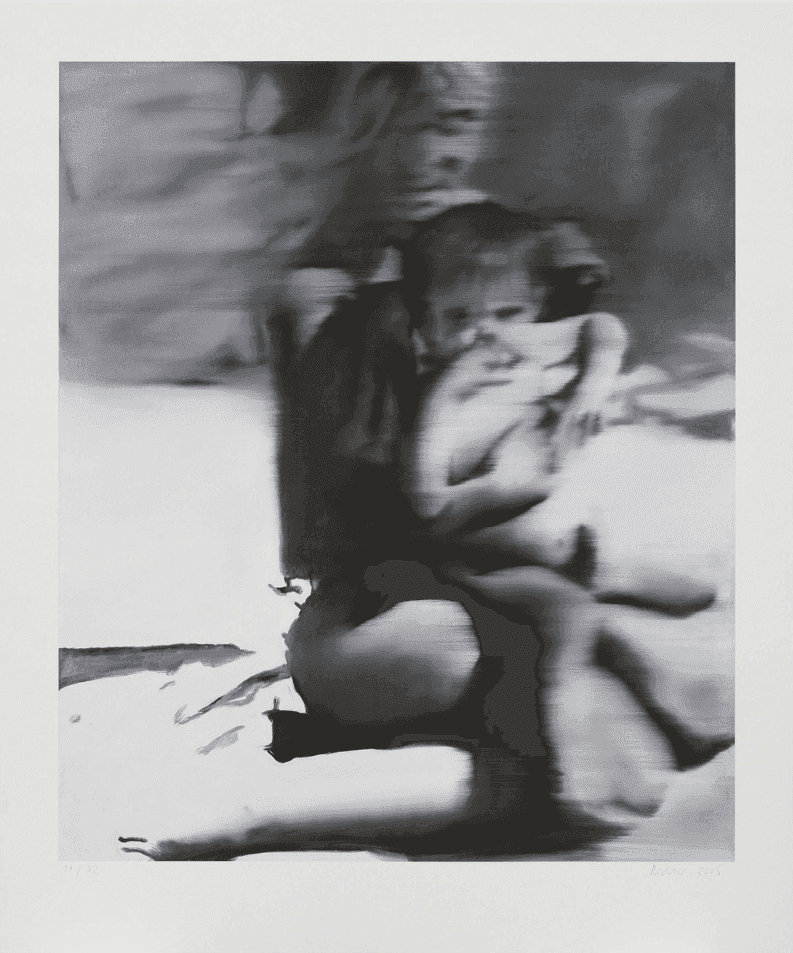 Gerhard Richter, ‘Woman with Child (Frau mit Kind)’, 2005, Print, Offset print, null, Numbered, Dated
