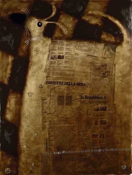 Govinder Nazran, ‘Il Cane Di Roma’, 2014, Print, Fine Art Print, Castle Fine Art, Numbered, Framed
