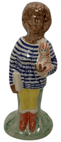 Grayson Perry, ‘Home Worker & Key Worker Staffordshire Figures 2’, 2021, Sculpture, Ceramic, Bristol Museum,