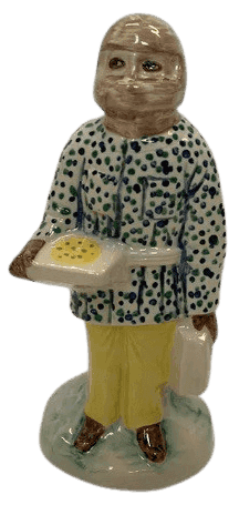 Grayson Perry, ‘Home Worker & Key Worker Staffordshire Figures 3’, 2021, Sculpture, Ceramic, Bristol Museum,