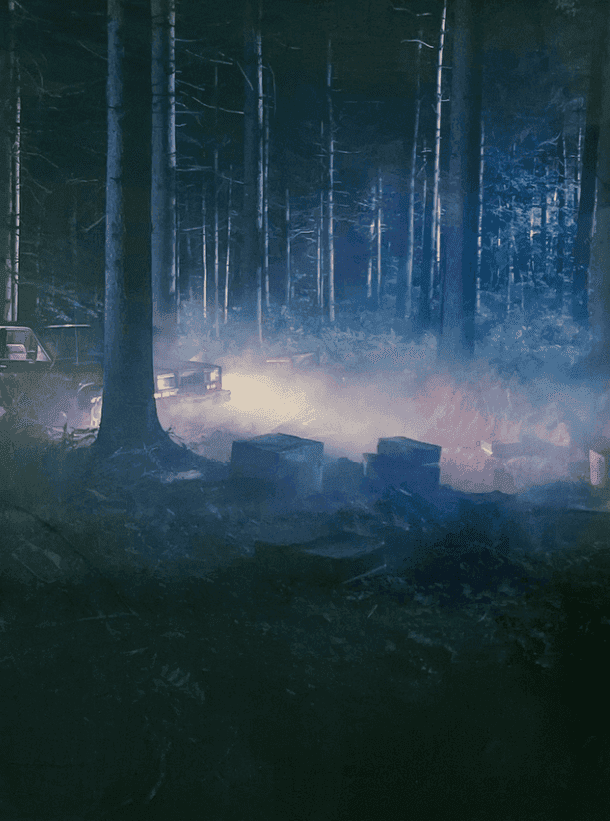 Gregory Crewdson, ‘Production Still (Man in the woods #4)’, 2003, Photography, Digital c-print, null, Dated
