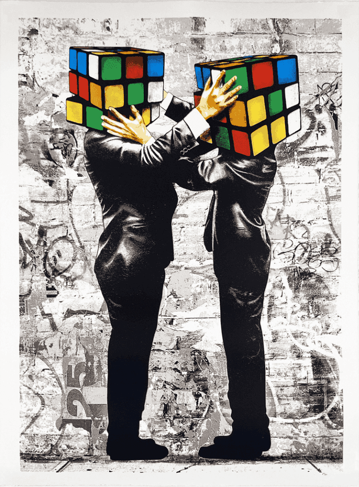 Hijack, ‘Puzzled’, 2020, Print, Screen print on deckled edge 300gsm archival fine art paper., Self Published, Numbered