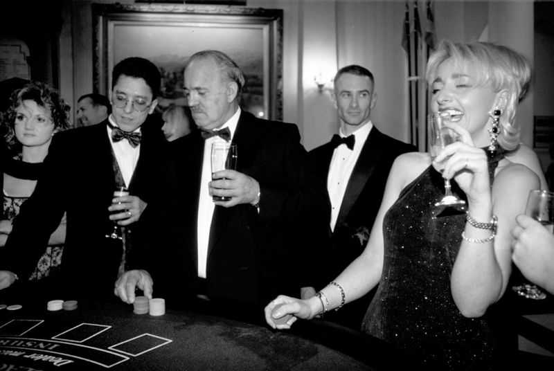 Homer Sykes, ‘Hunt Ball Blackjack’, 1990, Photography, Archival Pigment print, null,