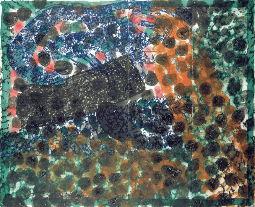 Howard Hodgkin, ‘Venice, Morning’, 1995, Print, Lift-ground etching and aquatint with carborundum and hand-colouring on 16 sheets of torn Velin Arches blanc 300gsm paper, null, Dated