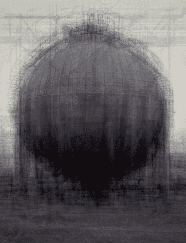Idris Khan, ‘Every…Bernd & Hilla Becher Spherical Type Gas Holders’, 2004, Print, Pigment print, flush-mounted to aluminium, null, Numbered, Dated