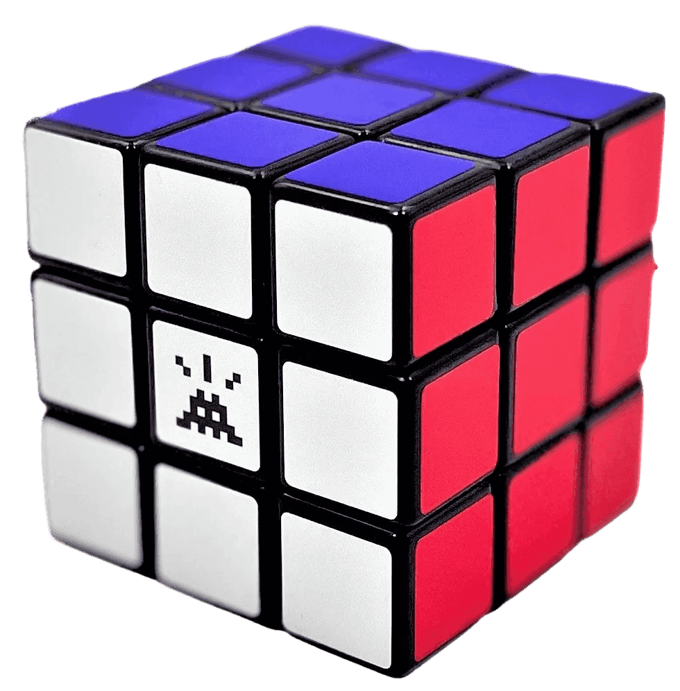 Invader, ‘Limited Edition Rubik's Cube’, 2022, Sculpture, Limited-edition functional Rubik's Cube collectible plastic sculpture, null,