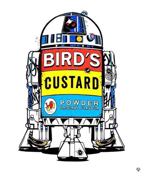 JJ Adams, ‘R2-D2 (Colemans Mustard)’, 2014, Print, Giclee On Paper, Wishbone, Numbered