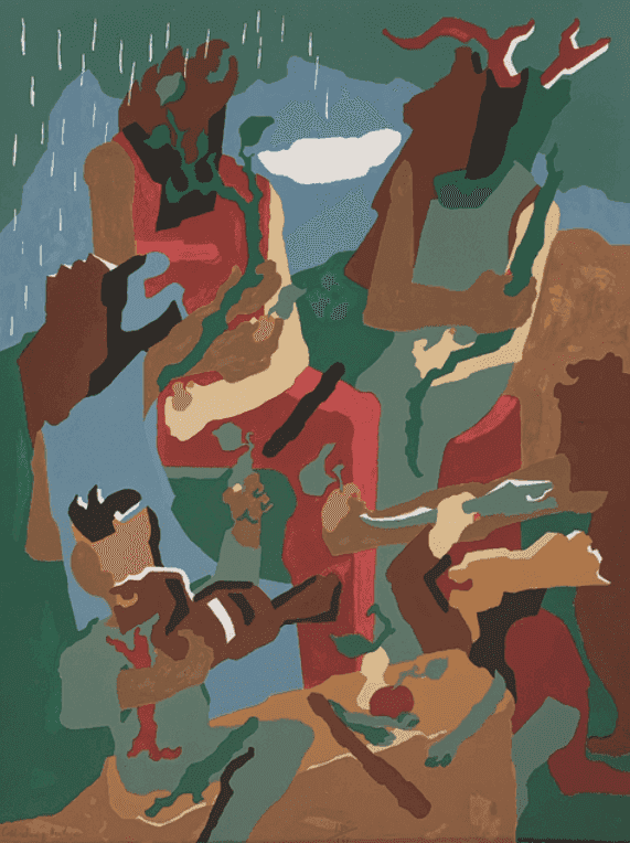 Jacob Lawrence, ‘Celebration of Heritage’, 1992, Print, Color Silk Screen, null, Numbered, Dated