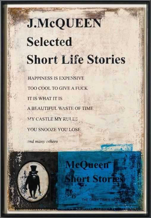 James McQueen, ‘Short Life Stories’, 2024, Print, Mixed Media, Castle Fine Art, Framed