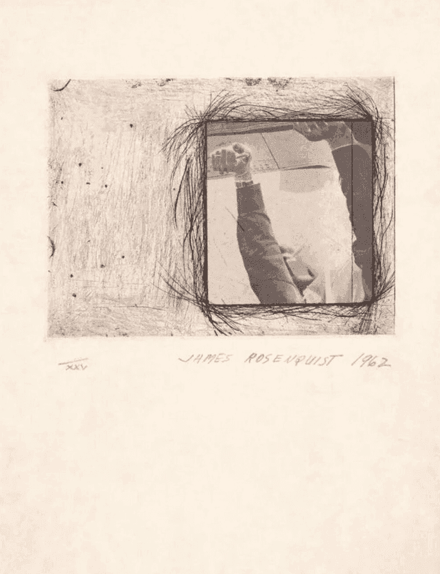 James Rosenquist, ‘Certificate’, 1962, Print, Etching, null, Numbered