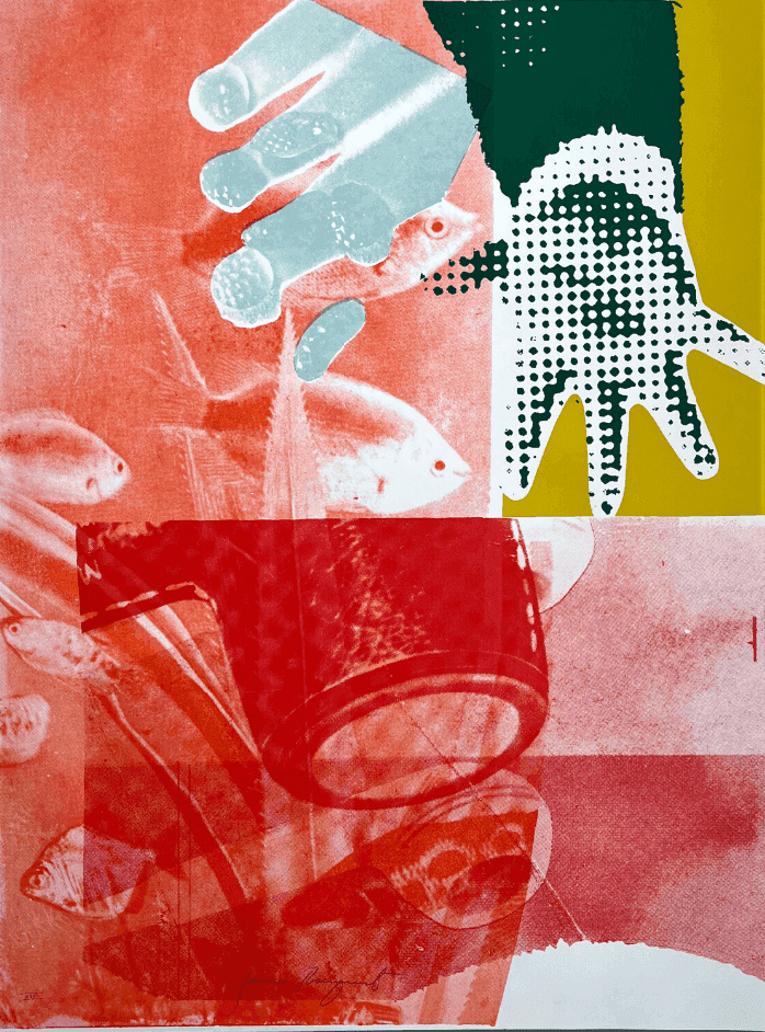 James Rosenquist, ‘For Love’, 1965, Print, Screenprint in colors, on wove paper, Original Editions,