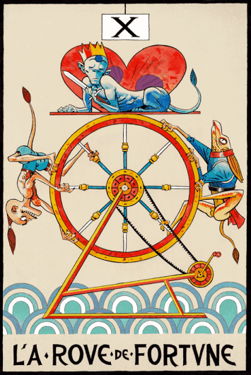 Jamie Hewlett, ‘La Roue De Fortune’, 16-09-2015, Print, Archival pigment digital print on Hahnemuhle German Etching 305gsm, Saatchi Gallery, Numbered