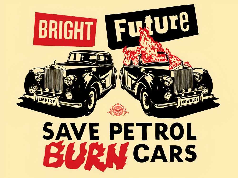 Jamie Reid, ‘Bright Future’, 22-05-2012, Print, Screenprint in colours, Paul Stolper Gallery, Numbered