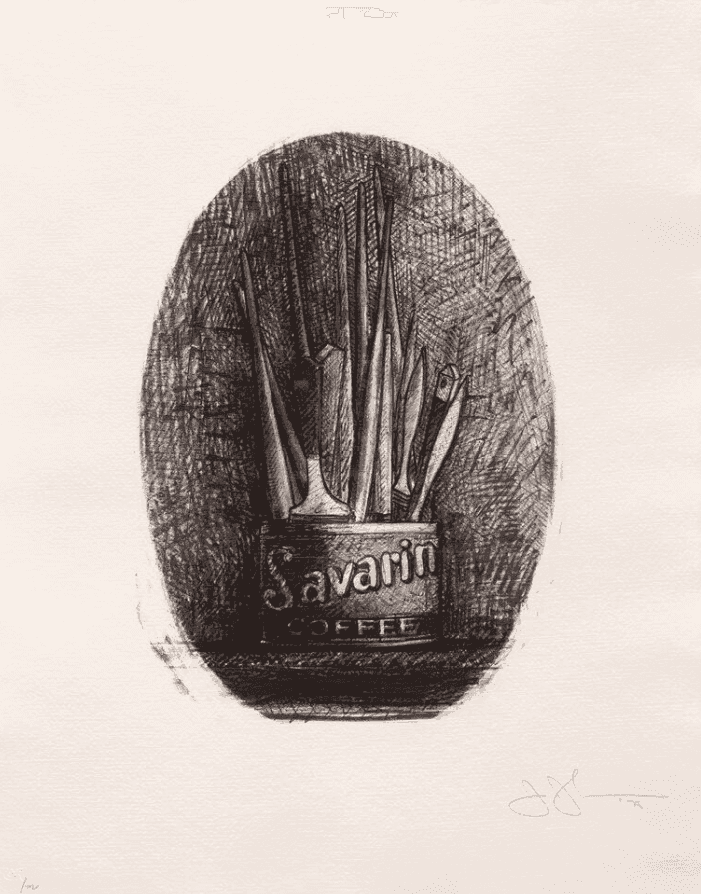 Jasper Johns, ‘Savarin 4 (Oval)’, 1978, Print, Lithograph, null, Numbered, Dated
