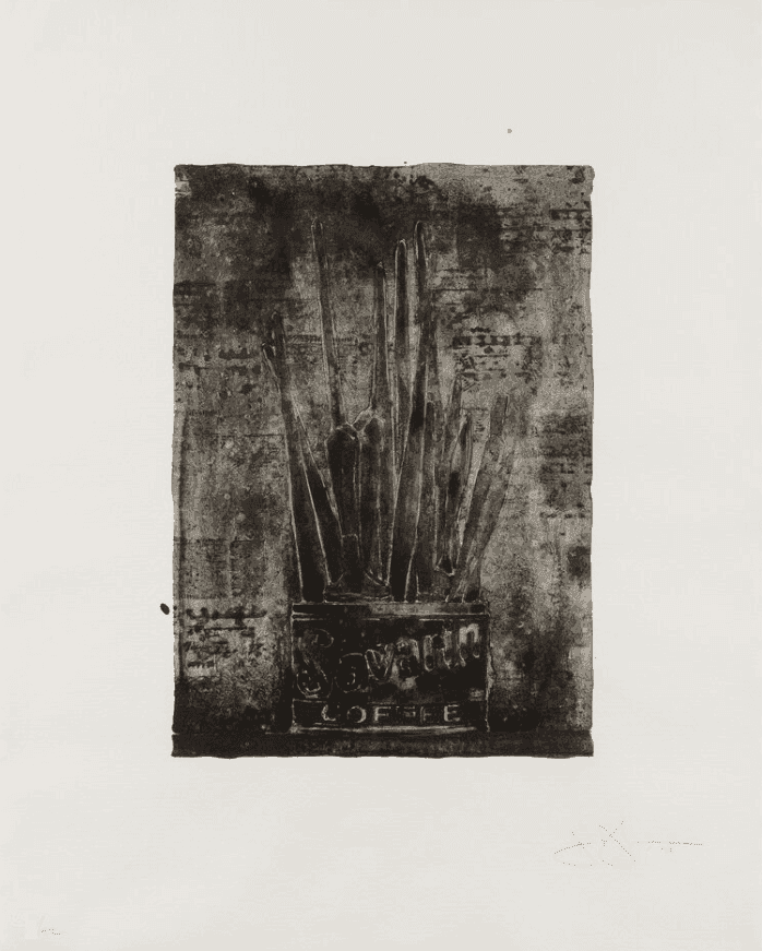 Jasper Johns, ‘Savarin (Cookie)’, 1978, Print, Lithograph, null, Numbered