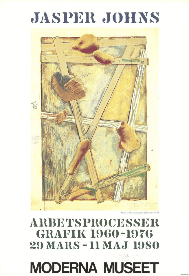 Jasper Johns, ‘Works in Progress’, 1980, Print, Offset Lithograph, null, Numbered, Dated