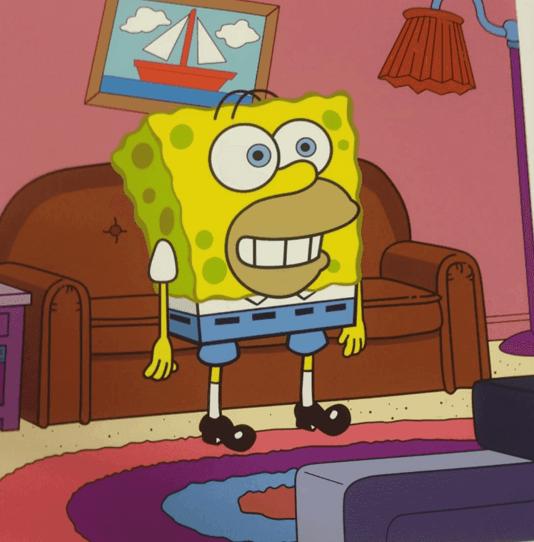 Jerkface, ‘Spongebob Squarepants (Bob Comes Home)’, 2024, Print, Screen print, Somerset Velvet fine art paper, null, Numbered