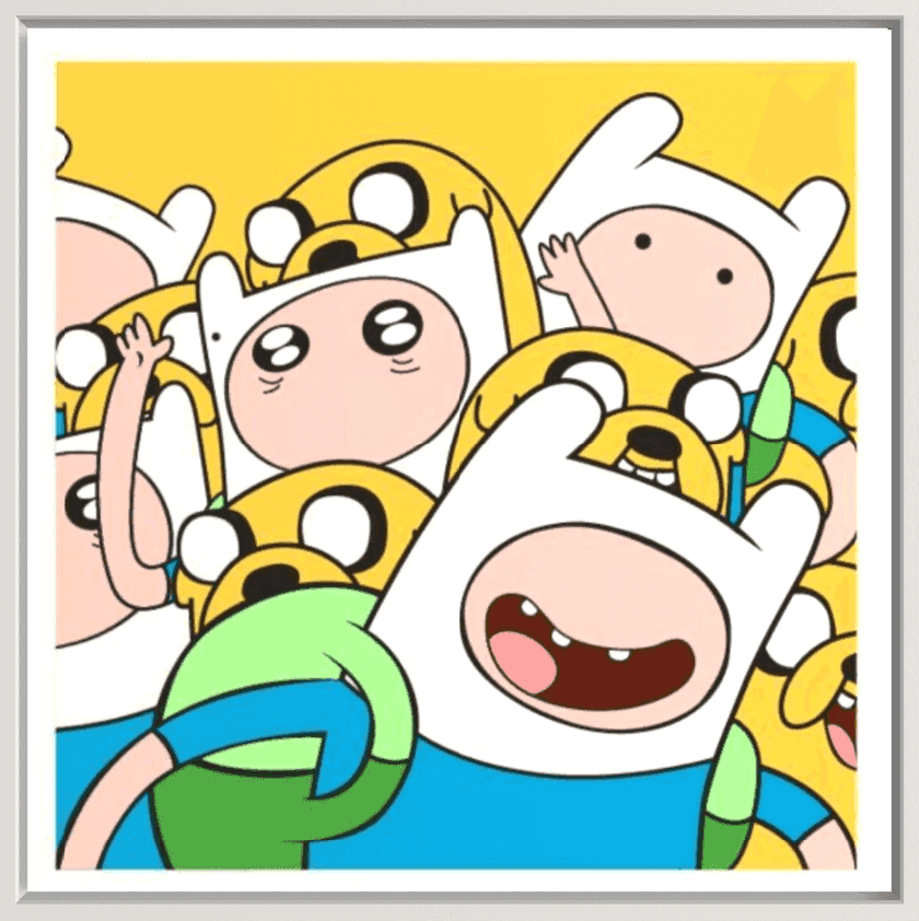 Jerkface, ‘You Know What Time It is (Adventure Time)’, 2015, Print, Archival Pigment Print in colors on fine art paper, null, Framed