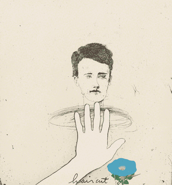 Jim Dine, ‘Brown Haircut’, 1972, Print, Offset color lithograph on paper, Petersburg Press, Numbered