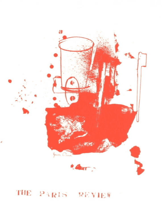 Jim Dine, ‘Paris Review’, 1975, Print, Silkscreen, Paris Review, Numbered