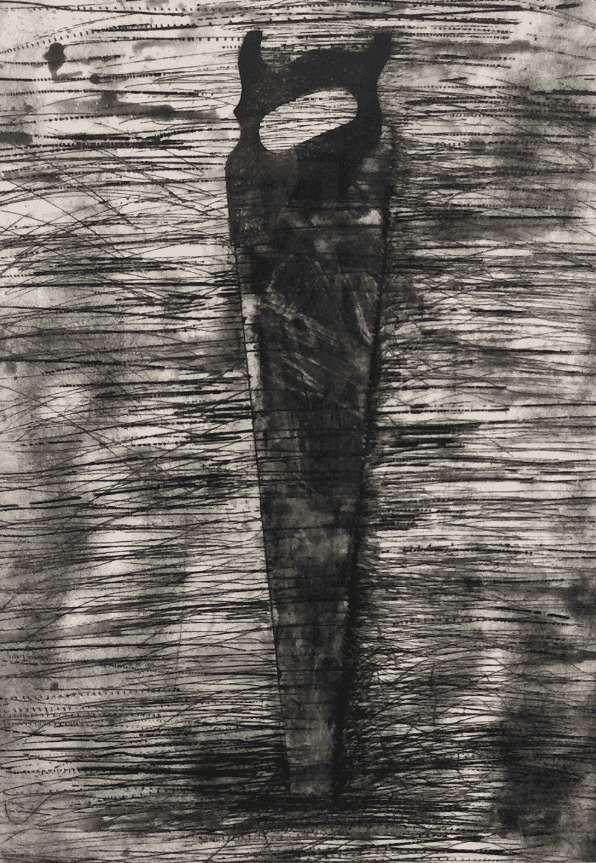 Jim Dine, ‘SAW’, 1976, Print, Etching, null, Numbered, Dated