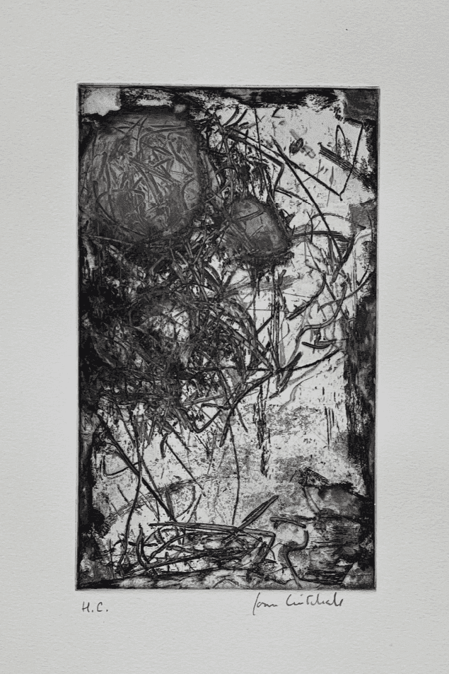 Joan Mitchell, ‘Sunflower I’, 1972, Print, Etching and aquatint, Editeur Maeght, Numbered