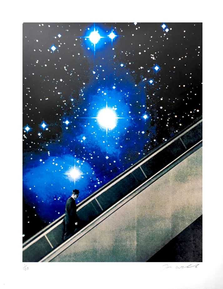 Joe Webb, ‘Ascension’, 10-03-2019, Print, Silkscreen on Naturalis Matt 330gsm paper, Self-released, Numbered