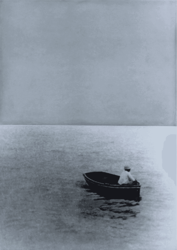John Baldessari, ‘Boat (With Figure Standing)’, 1986, Print, Etching with aquatint on Rives B.F.K paper, null, Numbered