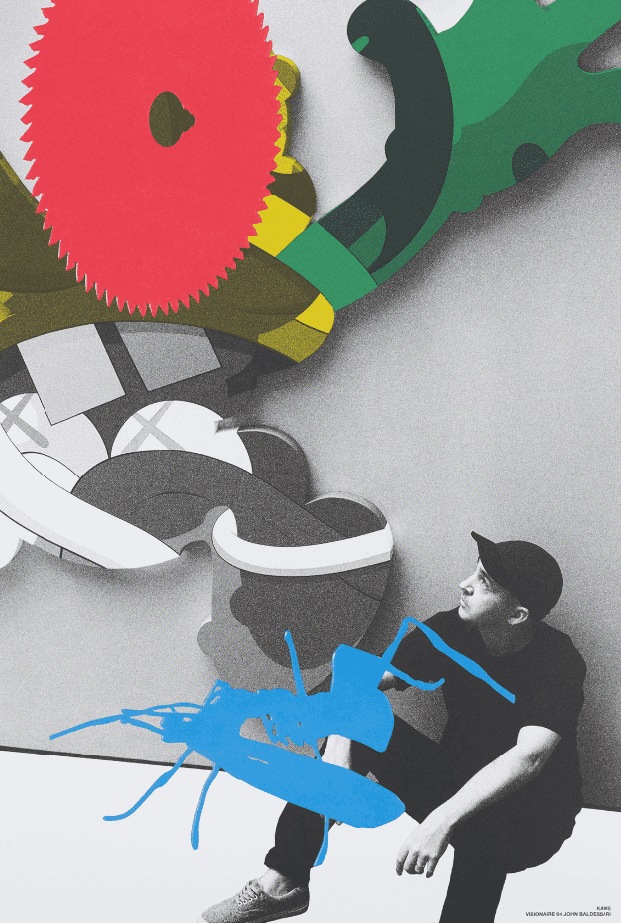John Baldessari, ‘Kaws’, 2014, Print, Offset lithograph and screen print on paper, null,