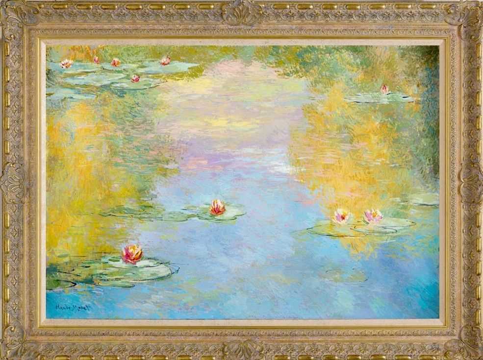 John Myatt, ‘Lilies - Morning Effect (in the style of Claude Monet 1906)’, 2012, Print, Fine Art Print, Castle Fine Art, Numbered