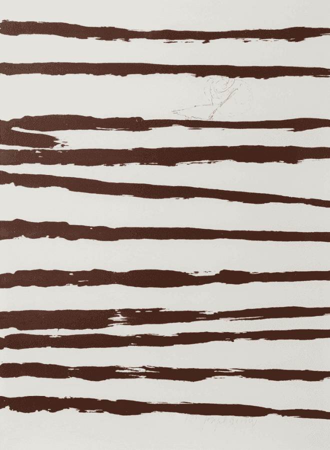 Joseph Beuys, ‘Trace II (No. 201)’, 1977, Print, Lithograph printed on white wove paper., Grafos Verlag AG, Numbered